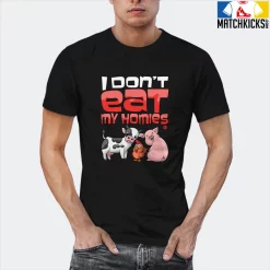 T-Shirt - Nike Dunk Low EMB NBA 75th Anniversary Chicago - Sneaker-Matching T-Shirt (I Don't Eat My Homies) -Nike Dunk shop online mockupGenerator 3817