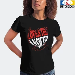 T-Shirt - Nike Dunk Low EMB NBA 75th Anniversary Chicago - Sneaker-Matching T-Shirt (Love Is The Answer) -Nike Dunk shop online mockupGenerator 3820