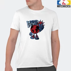 T-Shirt - Nike Dunk High Washed Denim Pack - Sneaker-Matching T-Shirt (World Peace) -Nike Dunk shop online mockupGenerator 384