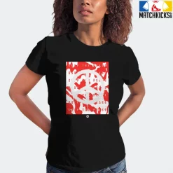 T-Shirt - Nike Dunk Low EMB NBA 75th Anniversary Chicago - Sneaker-Matching T-Shirt (Keep The Peace) -Nike Dunk shop online mockupGenerator 3847