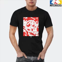 T-Shirt - Nike Dunk Low EMB NBA 75th Anniversary Chicago - Sneaker-Matching T-Shirt (Keep The Peace) -Nike Dunk shop online mockupGenerator 3853