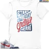 T-Shirt - Nike Dunk High Washed Denim Pack - Sneaker-Matching T-Shirt (Stay Grateful) -Nike Dunk shop online mockupGenerator 386