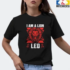 T-Shirt - Nike Dunk Low EMB NBA 75th Anniversary Chicago - Sneaker-Matching T-Shirt (Leo I Am A Lion) -Nike Dunk shop online mockupGenerator 3886