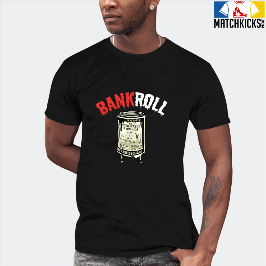 T-Shirt - Nike Dunk Low EMB NBA 75th Anniversary Chicago - Sneaker-Matching T-Shirt (BANKROLL) 7 T-Shirt - Nike Dunk Low EMB NBA 75th Anniversary Chicago - Sneaker-Matching T-Shirt (BANKROLL) - Image 5