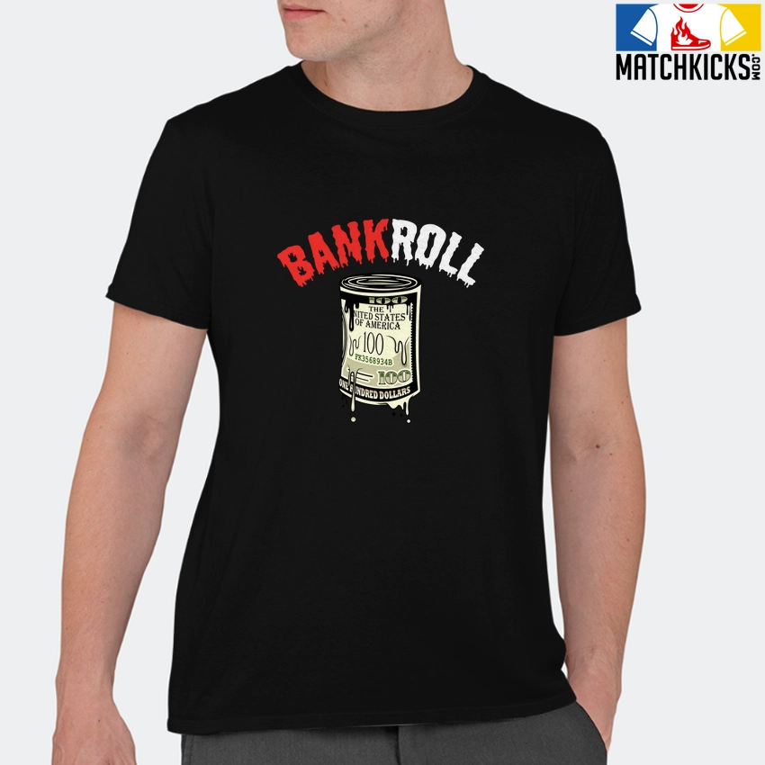 T-Shirt - Nike Dunk Low EMB NBA 75th Anniversary Chicago - Sneaker-Matching T-Shirt (BANKROLL) 11 T-Shirt - Nike Dunk Low EMB NBA 75th Anniversary Chicago - Sneaker-Matching T-Shirt (BANKROLL) - Image 9