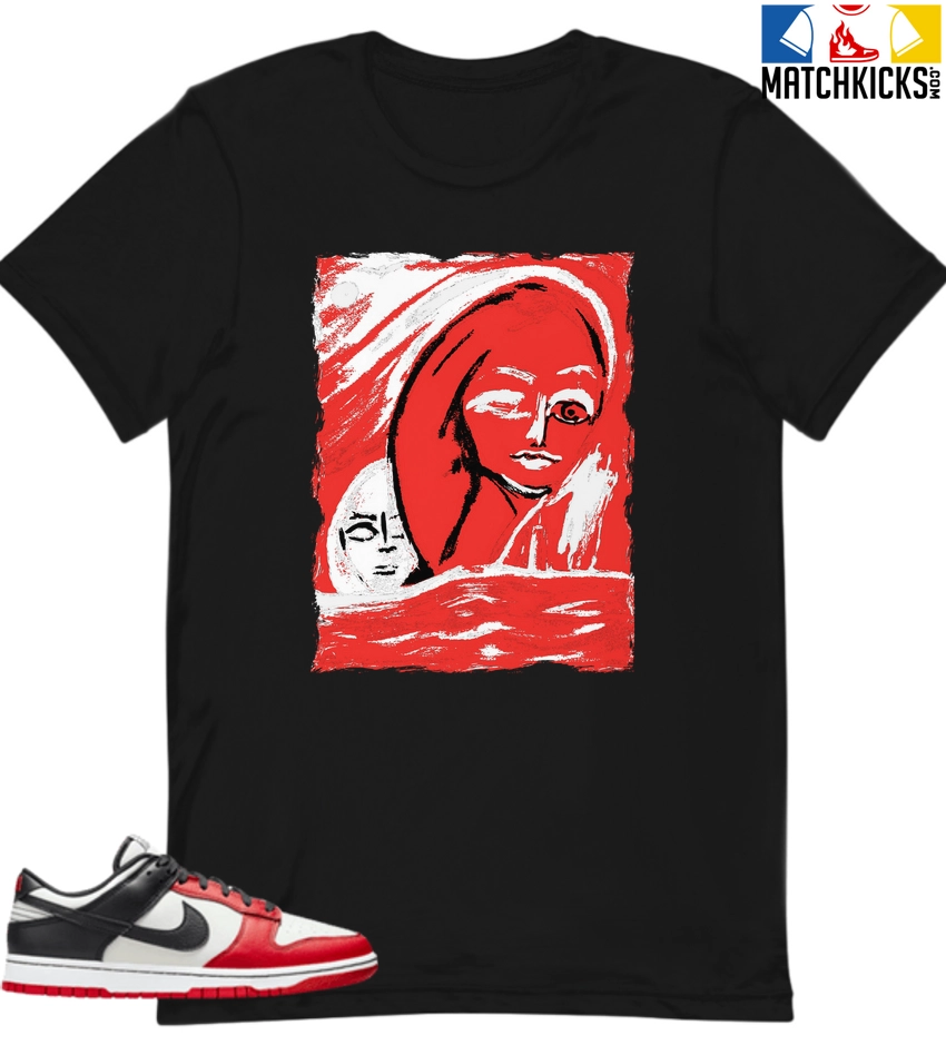 T-Shirt - Nike Dunk Low EMB NBA 75th Anniversary Chicago - Sneaker-Matching T-Shirt (SPIRITS) 3 T-Shirt - Nike Dunk Low EMB NBA 75th Anniversary Chicago - Sneaker-Matching T-Shirt (SPIRITS)