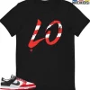 T-Shirt - Nike Dunk Low EMB NBA 75th Anniversary Chicago - Sneaker-Matching T-Shirt (Rainbow Love Left)