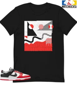 T-Shirt - Nike Dunk Low EMB NBA 75th Anniversary Chicago - Sneaker-Matching T-Shirt (Old Skool Still Kool)