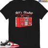 T-Shirt - Nike Dunk Low EMB NBA 75th Anniversary Chicago - Sneaker-Matching T-Shirt (90's Baby Radio) -Nike Dunk shop online mockupGenerator 3962