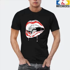 T-Shirt - Nike Dunk Low EMB NBA 75th Anniversary Chicago - Sneaker-Matching T-Shirt (Kiss Of Death) -Nike Dunk shop online mockupGenerator 3988