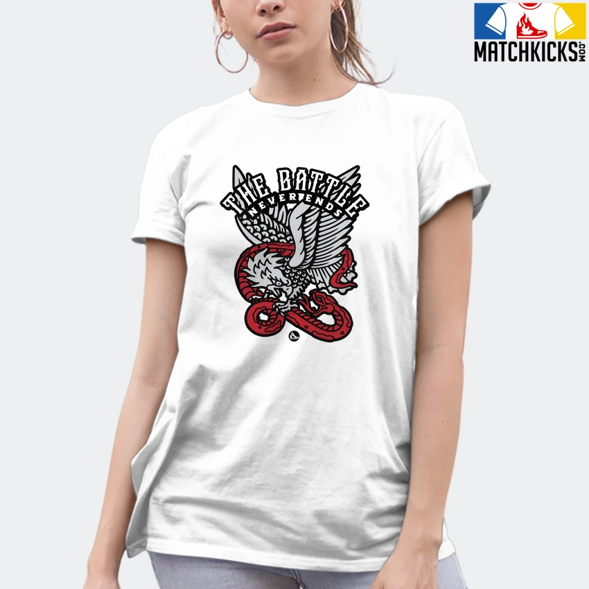 T-Shirt - Nike Dunk High Washed Denim Pack - Sneaker-Matching T-Shirt (The Battle) 10 T-Shirt - Nike Dunk High Washed Denim Pack - Sneaker-Matching T-Shirt (The Battle) - Image 8