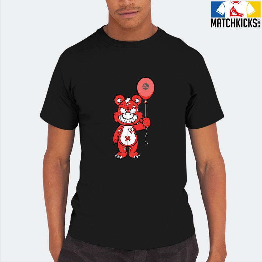 T-Shirt - Nike Dunk Low EMB NBA 75th Anniversary Chicago - Sneaker-Matching T-Shirt (Grinning Bear) 8 T-Shirt - Nike Dunk Low EMB NBA 75th Anniversary Chicago - Sneaker-Matching T-Shirt (Grinning Bear) - Image 6