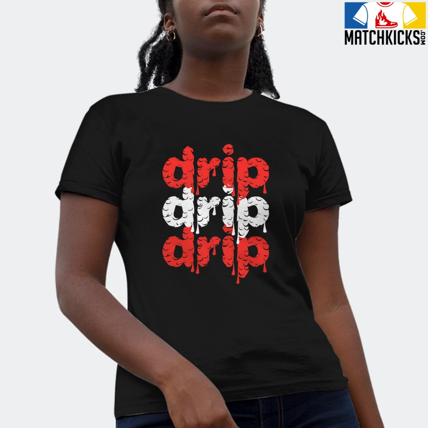 T-Shirt - Nike Dunk Low EMB NBA 75th Anniversary Chicago - Sneaker-Matching T-Shirt (DRIP DRIP DRIP) 4 T-Shirt - Nike Dunk Low EMB NBA 75th Anniversary Chicago - Sneaker-Matching T-Shirt (DRIP DRIP DRIP) - Image 2