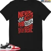 T-Shirt - Nike Dunk Low EMB NBA 75th Anniversary Chicago - Sneaker-Matching T-Shirt (Never Let Fear Decide) -Nike Dunk shop online mockupGenerator 4088