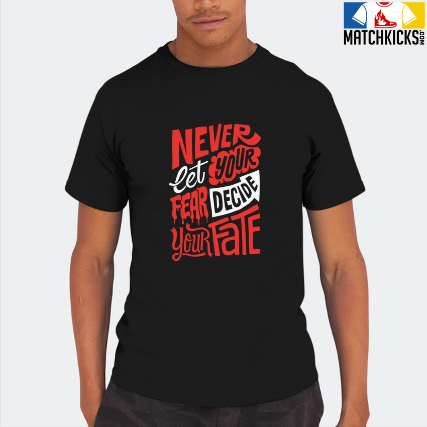 T-Shirt - Nike Dunk Low EMB NBA 75th Anniversary Chicago - Sneaker-Matching T-Shirt (Never Let Fear Decide) 8 T-Shirt - Nike Dunk Low EMB NBA 75th Anniversary Chicago - Sneaker-Matching T-Shirt (Never Let Fear Decide) - Image 6