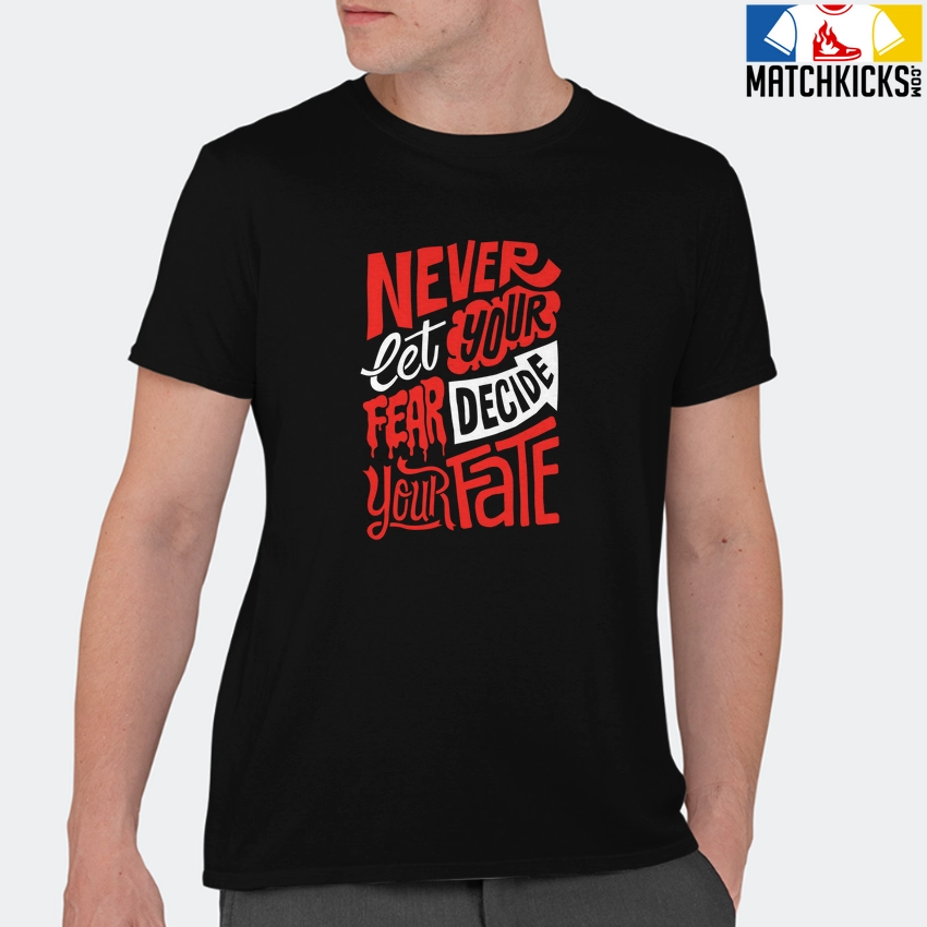 T-Shirt - Nike Dunk Low EMB NBA 75th Anniversary Chicago - Sneaker-Matching T-Shirt (Never Let Fear Decide) 11 T-Shirt - Nike Dunk Low EMB NBA 75th Anniversary Chicago - Sneaker-Matching T-Shirt (Never Let Fear Decide) - Image 9