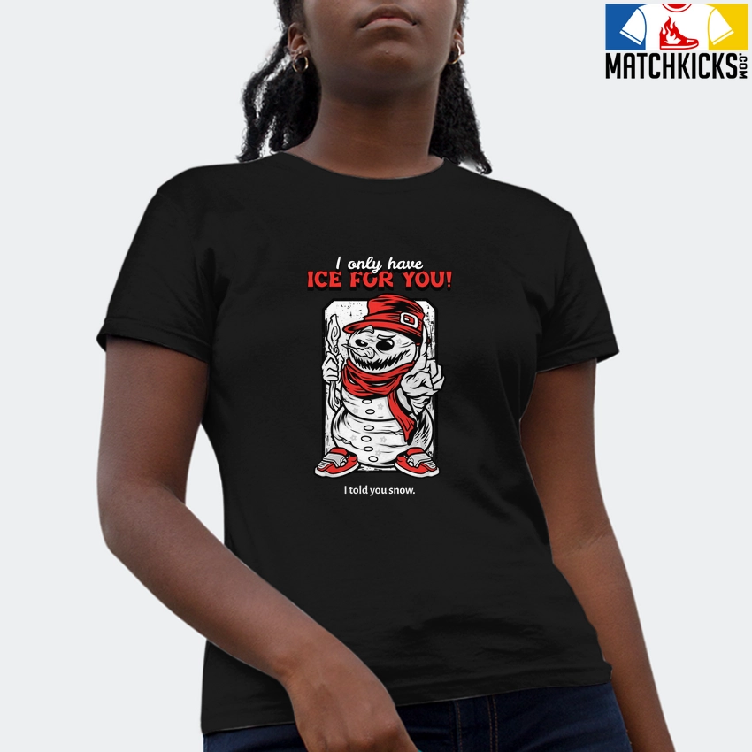 T-Shirt - Nike Dunk Low EMB NBA 75th Anniversary Chicago - Sneaker-Matching T-Shirt (Snowman Ice For You) 4 T-Shirt - Nike Dunk Low EMB NBA 75th Anniversary Chicago - Sneaker-Matching T-Shirt (Snowman Ice For You) - Image 2