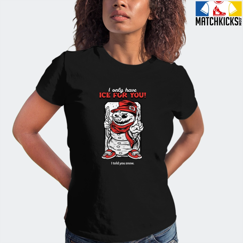 T-Shirt - Nike Dunk Low EMB NBA 75th Anniversary Chicago - Sneaker-Matching T-Shirt (Snowman Ice For You) 6 T-Shirt - Nike Dunk Low EMB NBA 75th Anniversary Chicago - Sneaker-Matching T-Shirt (Snowman Ice For You) - Image 4