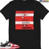 T-Shirt - Nike Dunk Low EMB NBA 75th Anniversary Chicago - Sneaker-Matching T-Shirt (Do More Of What Makes You Happy)