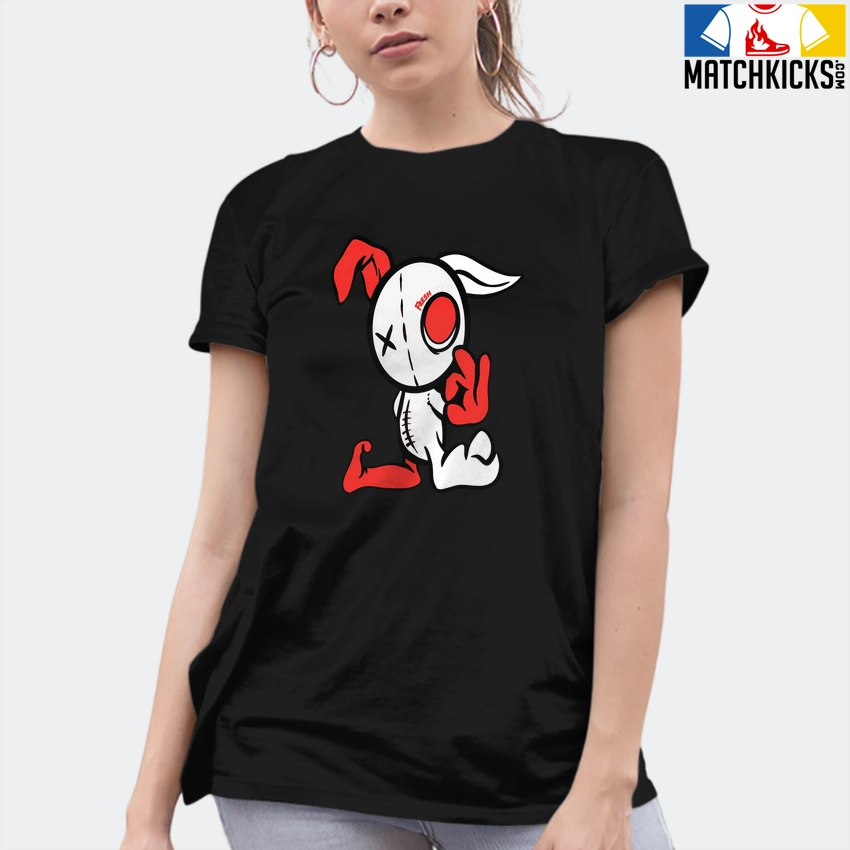 T-Shirt - Nike Dunk Low EMB NBA 75th Anniversary Chicago - Sneaker-Matching T-Shirt (Fresh Rabbit) 10 T-Shirt - Nike Dunk Low EMB NBA 75th Anniversary Chicago - Sneaker-Matching T-Shirt (Fresh Rabbit) - Image 8