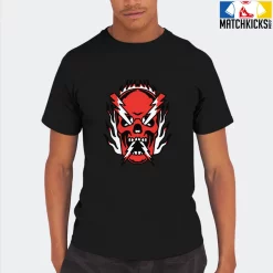 T-Shirt - Nike Dunk Low EMB NBA 75th Anniversary Chicago - Sneaker-Matching T-Shirt (THUNDER SKULL) -Nike Dunk shop online mockupGenerator 4137