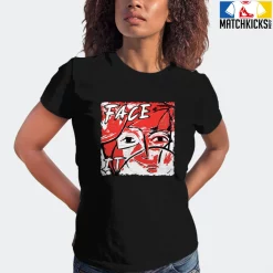 T-Shirt - Nike Dunk Low EMB NBA 75th Anniversary Chicago - Sneaker-Matching T-Shirt (FACE IT) -Nike Dunk shop online mockupGenerator 4153