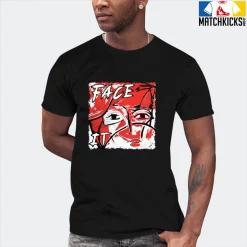 T-Shirt - Nike Dunk Low EMB NBA 75th Anniversary Chicago - Sneaker-Matching T-Shirt (FACE IT) -Nike Dunk shop online mockupGenerator 4154