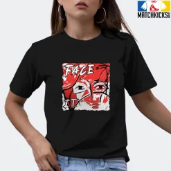 T-Shirt - Nike Dunk Low EMB NBA 75th Anniversary Chicago - Sneaker-Matching T-Shirt (FACE IT) -Nike Dunk shop online mockupGenerator 4156