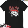T-Shirt - Nike Dunk Low EMB NBA 75th Anniversary Chicago - Sneaker-Matching T-Shirt (Bite Me) -Nike Dunk shop online mockupGenerator 4178