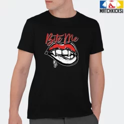 T-Shirt - Nike Dunk Low EMB NBA 75th Anniversary Chicago - Sneaker-Matching T-Shirt (Bite Me) -Nike Dunk shop online mockupGenerator 4185