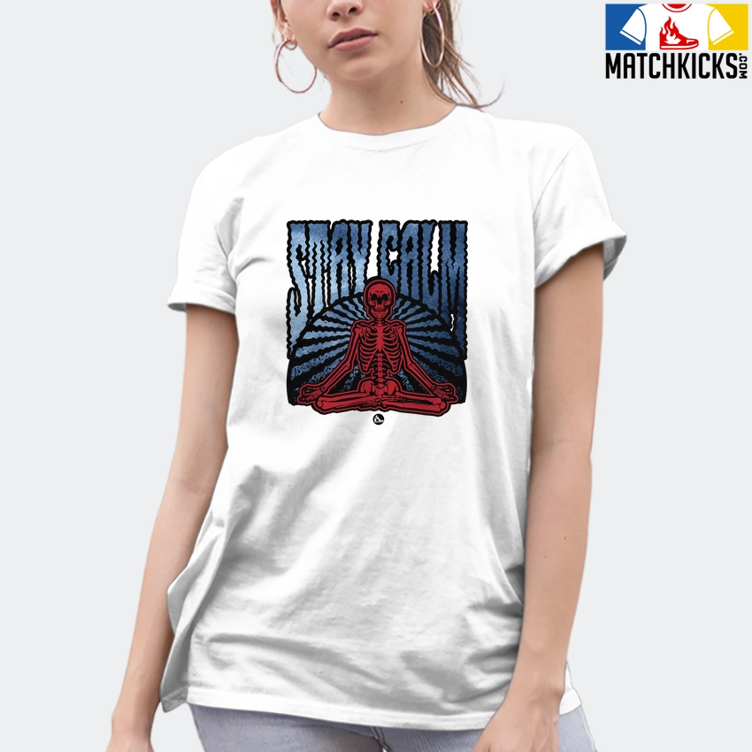 T-Shirt - Nike Dunk High Washed Denim Pack - Sneaker-Matching T-Shirt (Stay Calm) 10 T-Shirt - Nike Dunk High Washed Denim Pack - Sneaker-Matching T-Shirt (Stay Calm) - Image 8