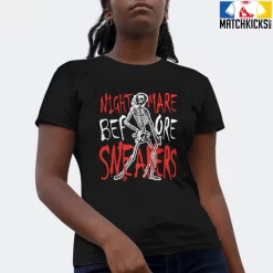 T-Shirt - Nike Dunk Low EMB NBA 75th Anniversary Chicago - Sneaker-Matching T-Shirt (Nightmare Before Sneakers) -Nike Dunk shop online mockupGenerator 4269