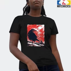 T-Shirt - Nike Dunk Low EMB NBA 75th Anniversary Chicago - Sneaker-Matching T-Shirt (Moonlight Crow) -Nike Dunk shop online mockupGenerator 4278