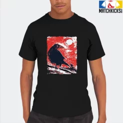 T-Shirt - Nike Dunk Low EMB NBA 75th Anniversary Chicago - Sneaker-Matching T-Shirt (Moonlight Crow) -Nike Dunk shop online mockupGenerator 4281