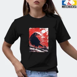 T-Shirt - Nike Dunk Low EMB NBA 75th Anniversary Chicago - Sneaker-Matching T-Shirt (Moonlight Crow) -Nike Dunk shop online mockupGenerator 4282