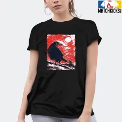 T-Shirt - Nike Dunk Low EMB NBA 75th Anniversary Chicago - Sneaker-Matching T-Shirt (Moonlight Crow) -Nike Dunk shop online mockupGenerator 4283