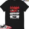 T-Shirt - Nike Dunk Low EMB NBA 75th Anniversary Chicago - Sneaker-Matching T-Shirt (Never Forgive) -Nike Dunk shop online mockupGenerator 4295