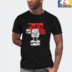 T-Shirt - Nike Dunk Low EMB NBA 75th Anniversary Chicago - Sneaker-Matching T-Shirt (Back On My Shit) -Nike Dunk shop online mockupGenerator 4325