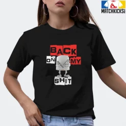 T-Shirt - Nike Dunk Low EMB NBA 75th Anniversary Chicago - Sneaker-Matching T-Shirt (Back On My Shit) -Nike Dunk shop online mockupGenerator 4327