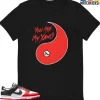 T-Shirt - Nike Dunk Low EMB NBA 75th Anniversary Chicago - Sneaker-Matching T-Shirt (You Are My Yang) -Nike Dunk shop online mockupGenerator 4358