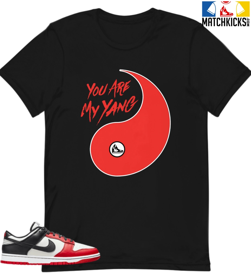 T-Shirt - Nike Dunk Low EMB NBA 75th Anniversary Chicago - Sneaker-Matching T-Shirt (You Are My Yang) 3 T-Shirt - Nike Dunk Low EMB NBA 75th Anniversary Chicago - Sneaker-Matching T-Shirt (You Are My Yang)