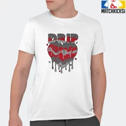 T-Shirt - Nike Dunk High Washed Denim Pack - Sneaker-Matching T-Shirt (Drippin Heart) -Nike Dunk shop online mockupGenerator 438