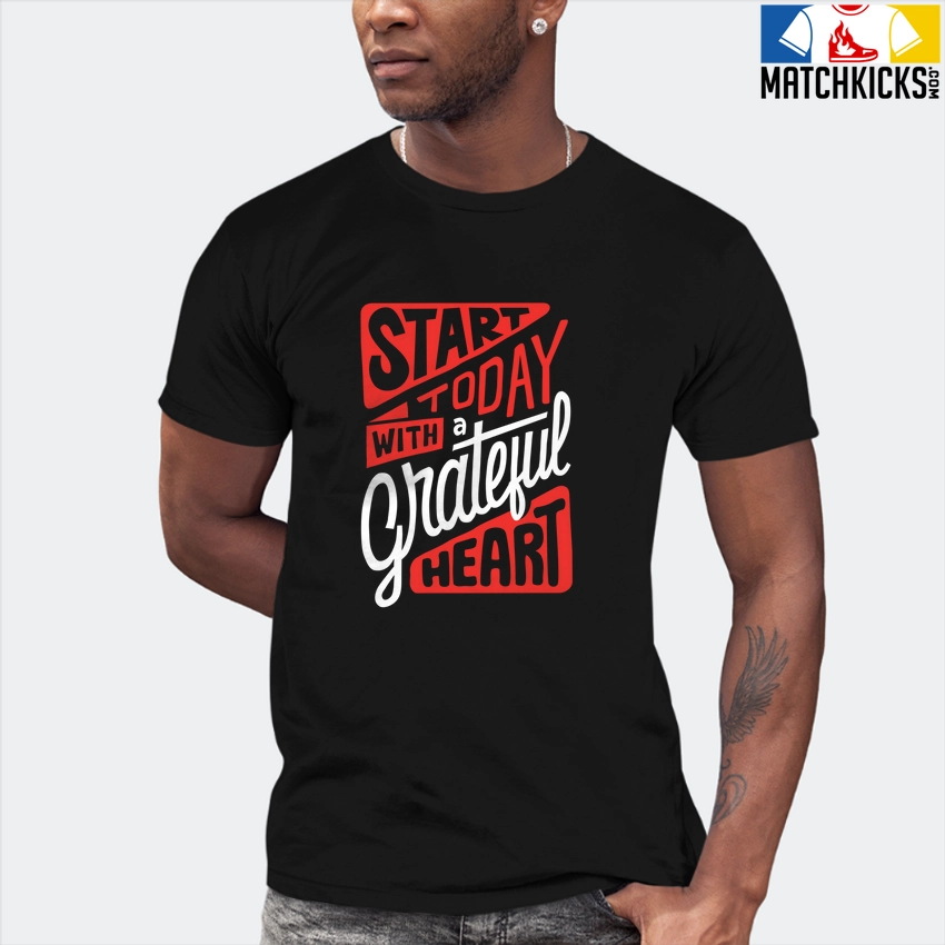 T-Shirt - Nike Dunk Low EMB NBA 75th Anniversary Chicago - Sneaker-Matching T-Shirt (Stay Grateful) 7 T-Shirt - Nike Dunk Low EMB NBA 75th Anniversary Chicago - Sneaker-Matching T-Shirt (Stay Grateful) - Image 5