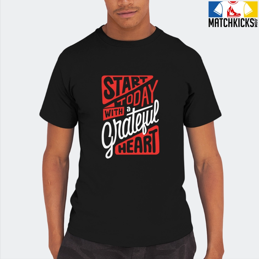 T-Shirt - Nike Dunk Low EMB NBA 75th Anniversary Chicago - Sneaker-Matching T-Shirt (Stay Grateful) 8 T-Shirt - Nike Dunk Low EMB NBA 75th Anniversary Chicago - Sneaker-Matching T-Shirt (Stay Grateful) - Image 6