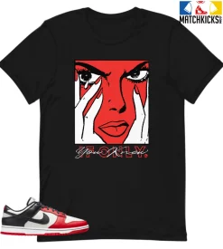 T-Shirt - Nike Dunk Low EMB NBA 75th Anniversary Chicago - Sneaker-Matching T-Shirt (If Only You Knew)