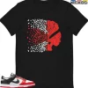 T-Shirt - Nike Dunk Low EMB NBA 75th Anniversary Chicago - Sneaker-Matching T-Shirt (Butterfly Lady) -Nike Dunk shop online mockupGenerator 4484