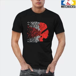 T-Shirt - Nike Dunk Low EMB NBA 75th Anniversary Chicago - Sneaker-Matching T-Shirt (Butterfly Lady) -Nike Dunk shop online mockupGenerator 4492