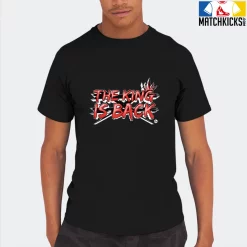 T-Shirt - Nike Dunk Low EMB NBA 75th Anniversary Chicago - Sneaker-Matching T-Shirt (The King Is Back) -Nike Dunk shop online mockupGenerator 4515