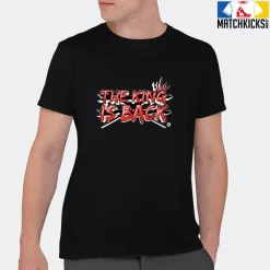 T-Shirt - Nike Dunk Low EMB NBA 75th Anniversary Chicago - Sneaker-Matching T-Shirt (The King Is Back) -Nike Dunk shop online mockupGenerator 4518