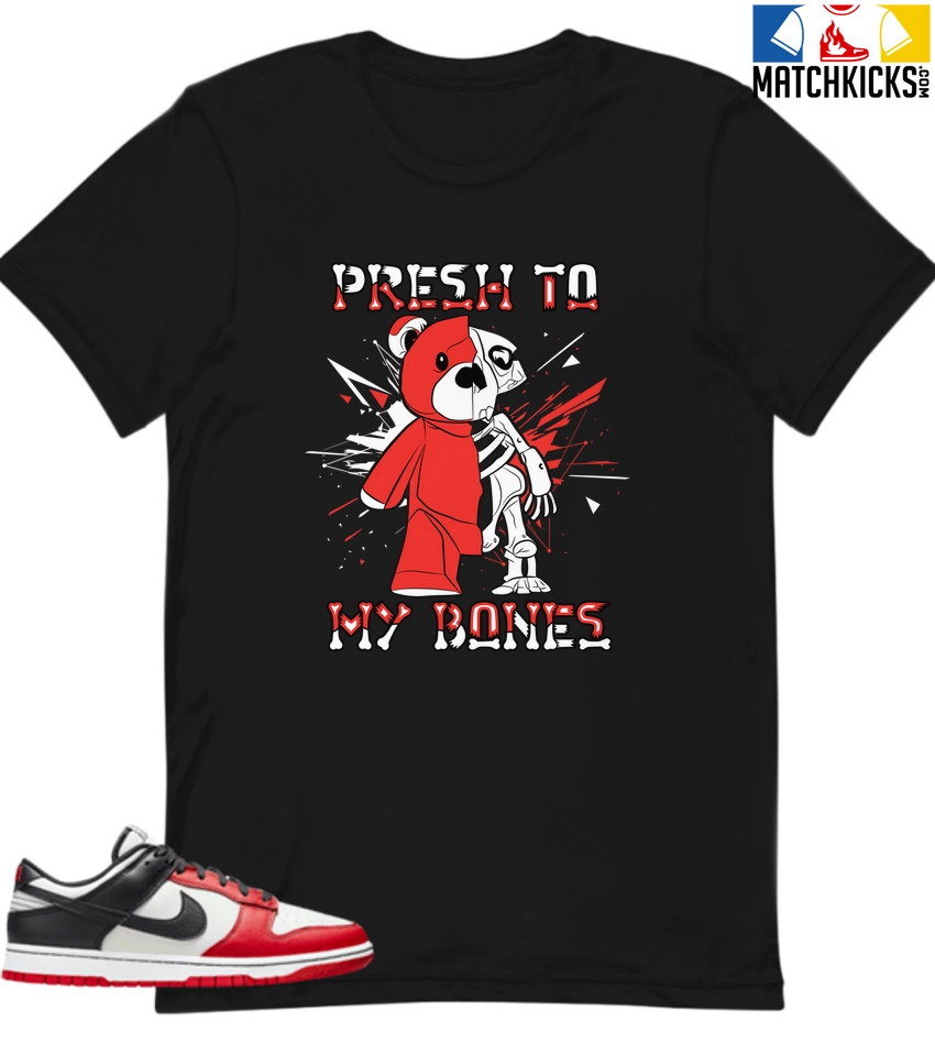 T-Shirt - Nike Dunk Low EMB NBA 75th Anniversary Chicago - Sneaker-Matching T-Shirt (Fresh To MY Bones) 3 T-Shirt - Nike Dunk Low EMB NBA 75th Anniversary Chicago - Sneaker-Matching T-Shirt (Fresh To MY Bones)